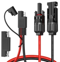 Solar Panel Connector Cable 10AWG SAE Connector to Male & Female Solar Connec…