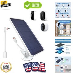 Solar Panel for Arlo Essential 2K/2K XL All 1st/2nd/3rd Gen and Essential/XL …