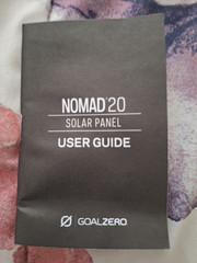 Goal Zero Nomad 20 20W Foldable Solar Panel Charger Black (11910)