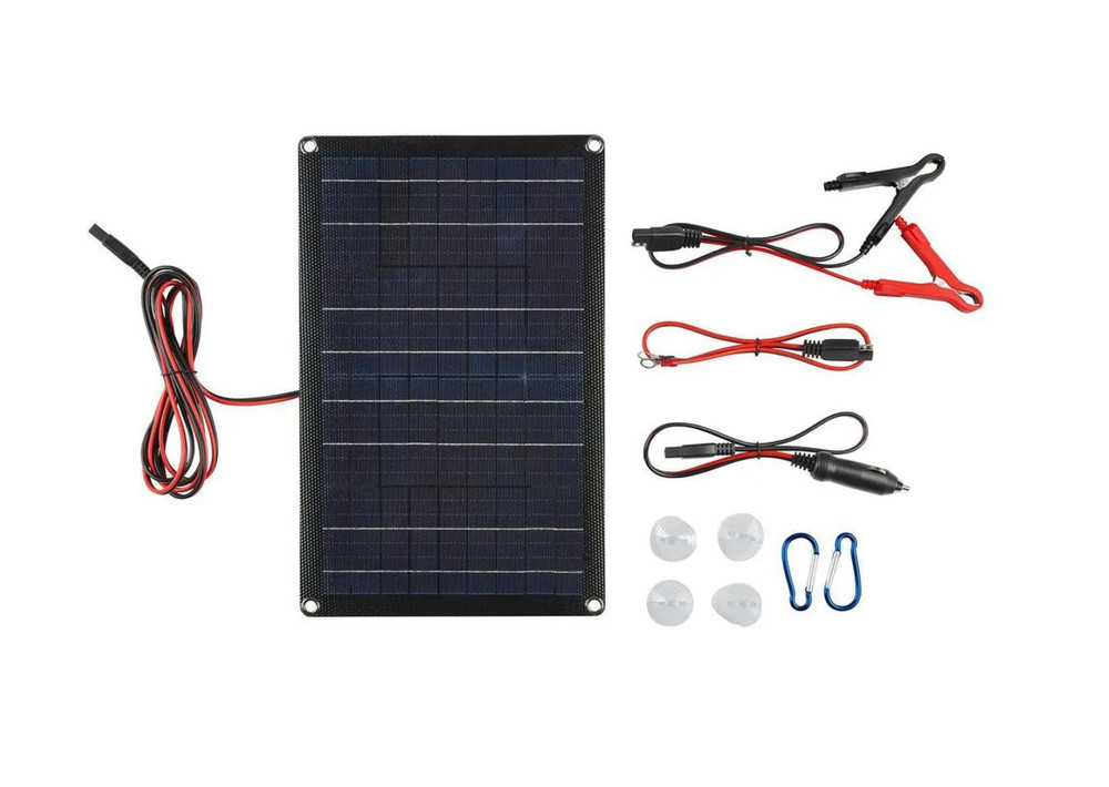 Auto Solar Battery charger 10 Watt 12V Trickle Charger IP67 Waterproof Car Motor
