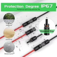 3 to 1 Solar Panel Connectors Y Branch 1500V DC 30A PPO Material
