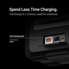 Hulkman Mega 576Wh Power Station Works At -4°, PD100W, 1 Hour Charging, Lithium