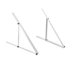 2* Adjustable Solar Panel Brackets Mount Rack Brackets for Boat / RV / Roof