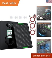 Eco-Friendly 20W Waterproof Solar Battery Charger with Visual Charge Indicator