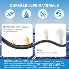 Solar Extension Cable 10AWG 100FT Pair MC4 Connectors