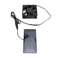 Professional 0.8W Solar Panel Fan Kit For Pet House Cooling