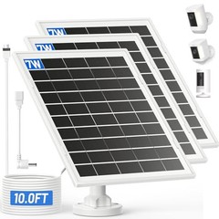 7W Solar Panel for Ring,Solar Charger Works for Ring, 3 Non-integrated Design