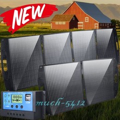 100W 200W Mono Solar Panel Kit 12V Battery Charging Power RV Home Off-Grid Boat
