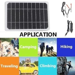 Portable 6V Car Van Boat Caravan Camper Solar Panel Battery Charger Kit
