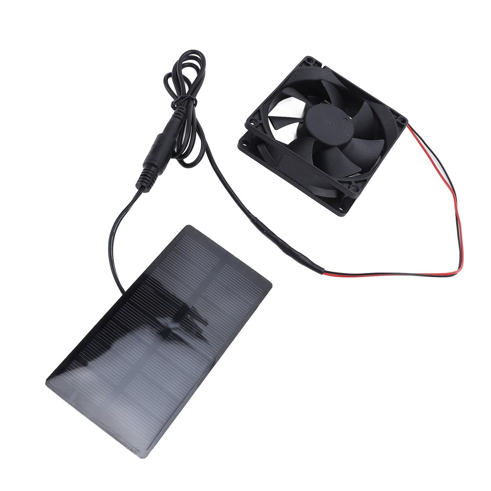 Professional 0.8W Solar Panel Fan Kit For Pet House Cooling
