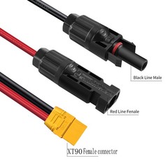 10AWG XT90 to Solar Connector Cable Extension Cable Compatible for Portable P…