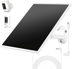 Fast Charging Solar Panel for Ring Cameras – 360° Adjustable Mounting Included