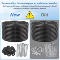 Critter Guard for Solar Panels – 70 Fastener Clips Included