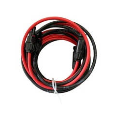 6mm2/ 10AWG / 1M Solar Panel Extension Cable Copper Wire Black an