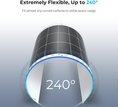Flexible Solar Panel 100 Watt 12 Volt Monocrystalline Semi-Flexible Bendable Mon