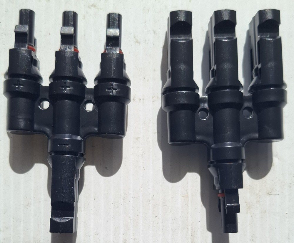 Solar Panel Connectors T Branch Connectors Cable Between Solar Panels ITEM#135