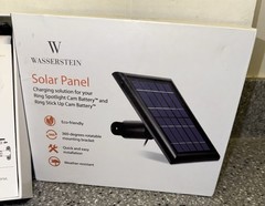 Wasserstein Solar Panel Compatible with Ring stick up camera Spotlight camera