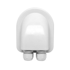 2 Pack Solar Cable Entry Gland, Weather Resistant Solar Gland, Dual Cable Entry