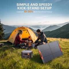 100W Portable Solar Panel,RV Essentials, 20V ETFE Foldable Solar Charger