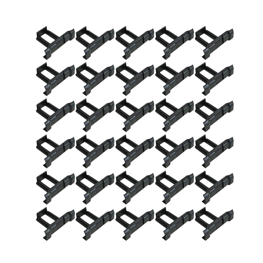 30 Pieces Solar Panel Drainage Clips for Outdoor Modules Mud Removal