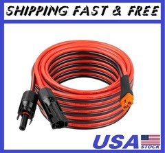 10AWG 25FT Solar to XT60i Extension Cable 3 6 10 35 50 75 100FT Heavy Duty