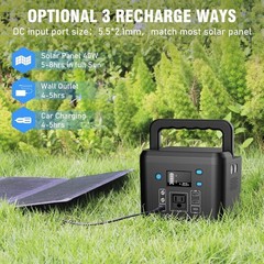 Lightweight 200W Solar Generator – 120Wh Emergency Power Bank for Home & Camping
