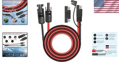 Heavy Duty 20FT Solar Charger Extension Wire