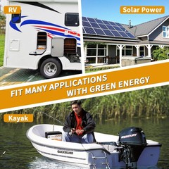 12V 100Ah LiFePO4 Battery Pack Lithium Iron Phosphate for RV Marine Solar System