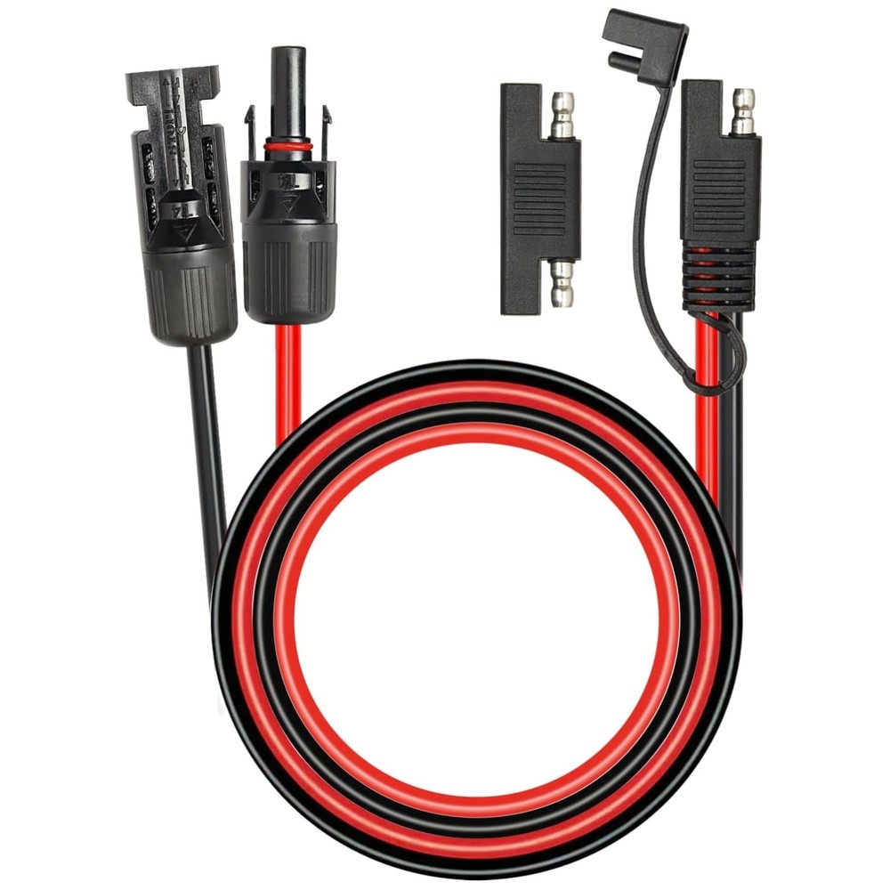 15FT 10AWG Solar Extension Cable with SAE Polarity Reverse
