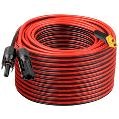 10AWG 100FT XT60 Solar Extension Cable 2 3 6 10 15 20 25 35 40 50 75 100FT XT60