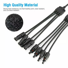 Solar Panel Y Branch Cable Connection Waterproof Adapter Connector Extension