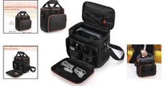 Multi-Pocket Black Carry Bag for Jackery Explorer – Ideal for Camping & Travel