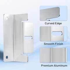Solar Panel Mounting Brackets Z Brackets Aluminum Alloy for RVs Boats 16PCS