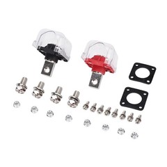Red and Black Battery Terminals for Energy Storage Systems 250A Current