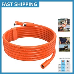 14AWG 8mm Solar Extension Cable 10FT with DC8020 Adapter for Power Stations
