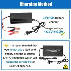 2Pack 12V 10Ah LiFePO4 Lithium Deep Cycle Rechargeable Battery for RV Boat