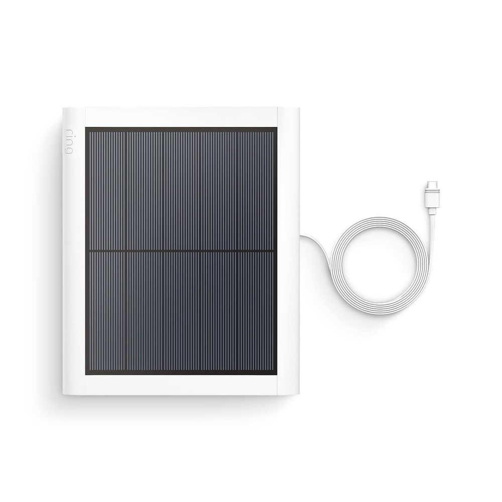 Ring Solar Panel, White **FACTORY SEAL INTACT** for Outdoor Ring Cameras