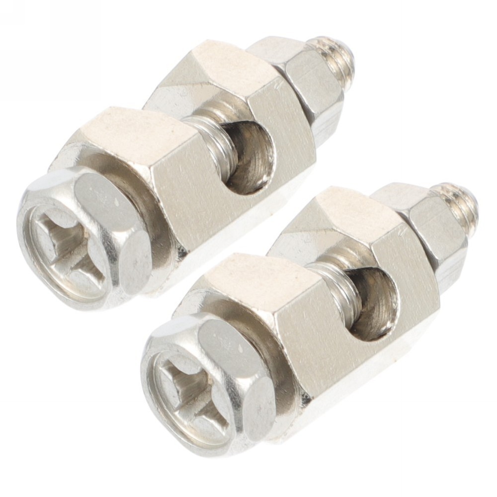 2pcs Solar Grounding Clip Lug Cable Clamp Wiring Frame Clip Supply