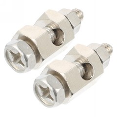 2pcs Solar Grounding Clip Lug Cable Clamp Wiring Frame Clip Supply