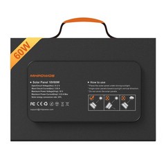 MHPOWOS Solar Panel 60W for EcoFlow River 2 River 3 Plus Portable Power Stations