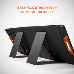 100 Watt Portable Solar Panel for Power Station, Foldable 100W Solar Panel fo…