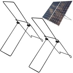 Portable Solar Panel Tilt Stand for Foldable Panels Stainless Steel for RVs Tent
