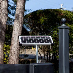 10-Watt Solar Panel Kit for Electric Gate Opener
