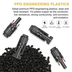 1 5 10 Pairs Solar Connector PV Solar Panel Connectors Male & Female 1000V 30A