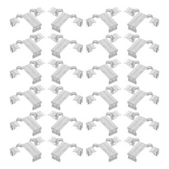 50pcs Solar Panel Water Guide Clips, Metal Solar Drainage Clamps for Improved