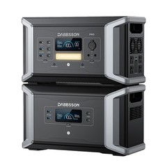 Dabbsson 3072Wh 2400W Power Station LiFePO4 w/ Extra Battery for Home Camping