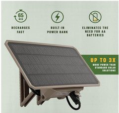 Solar Panel Power Pack – 3.4W – Gen 2 Solar Panel with Battery for Trail Cameras