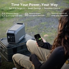 Dabbsson 1008Wh 1200W Portable Power Station Solar Generator for Camping Home US