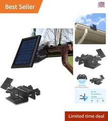 Weatherproof Gutter Mount for Ring Solar Panel Wall Bracket Outdoor Accessories