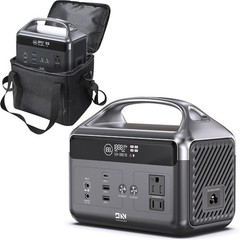 Portable Power Station 192Wh Lifepo4 Battery, Solar Generator with Storage Bag,